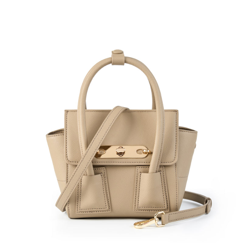Valersia Golden Lock Touch Bag | Elegance with golden details