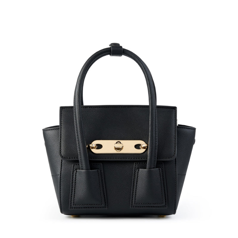 Valersia Golden Lock Touch Bag | Elegance with golden details