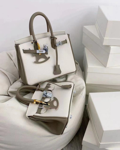 Aura Double leather bag | Modern and elegant design