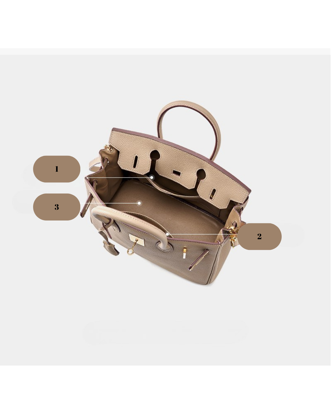 Valersia AURA Premium leather bag | Modern and elegant design