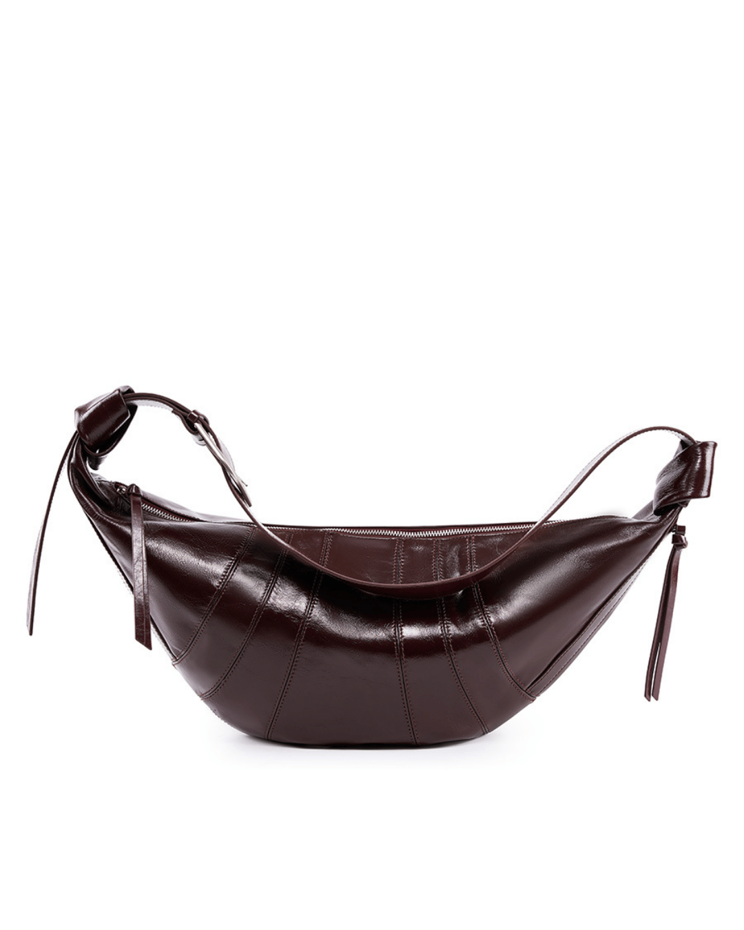 Valersia Banana Curve Lux Leather bag | For everyday use and elegance