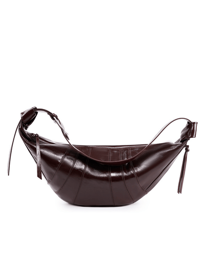 Valersia Banana Curve Lux Leather bag | For everyday use and elegance