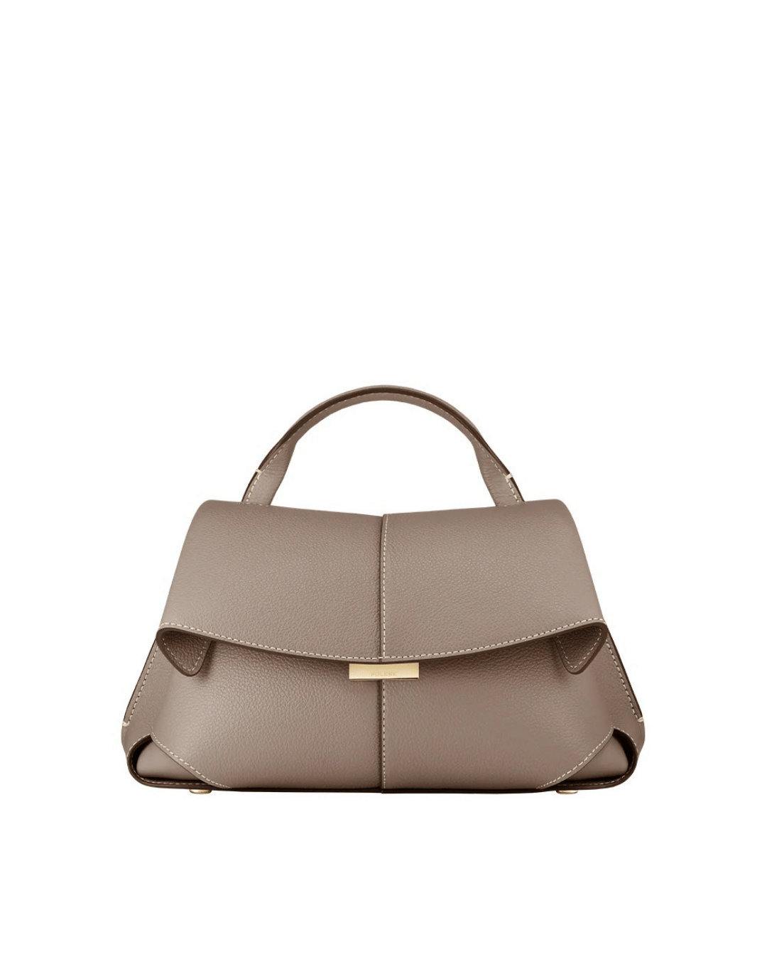 Valersia Handbag and Shoulder Bag with Flap Polène Mokki Belle | Elegant and Versatile