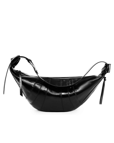 Valersia Banana Curve Lux Leather bag | For everyday use and elegance