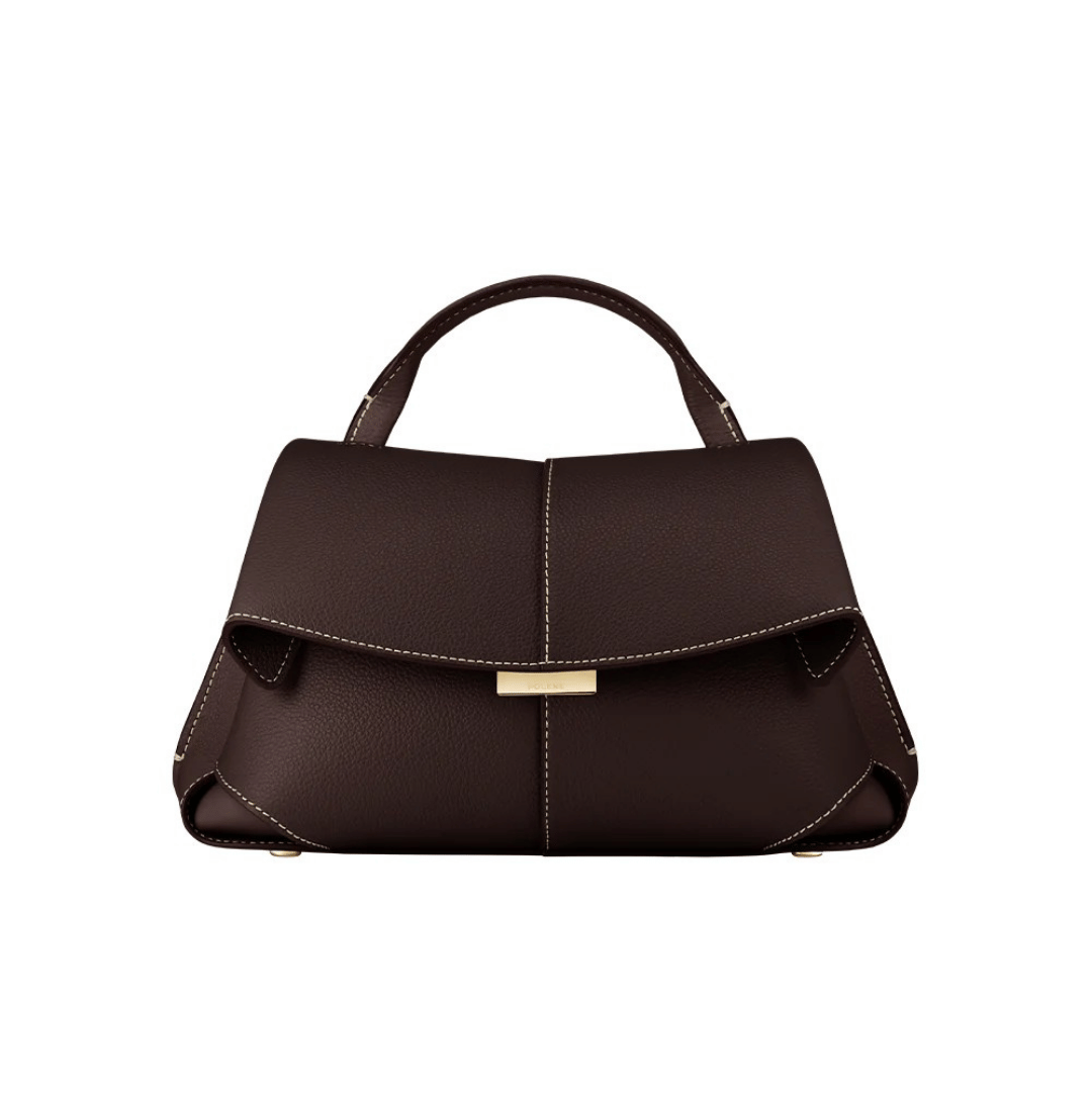 Valersia Handbag and Shoulder Bag with Flap Polène Mokki Belle | Elegant and Versatile