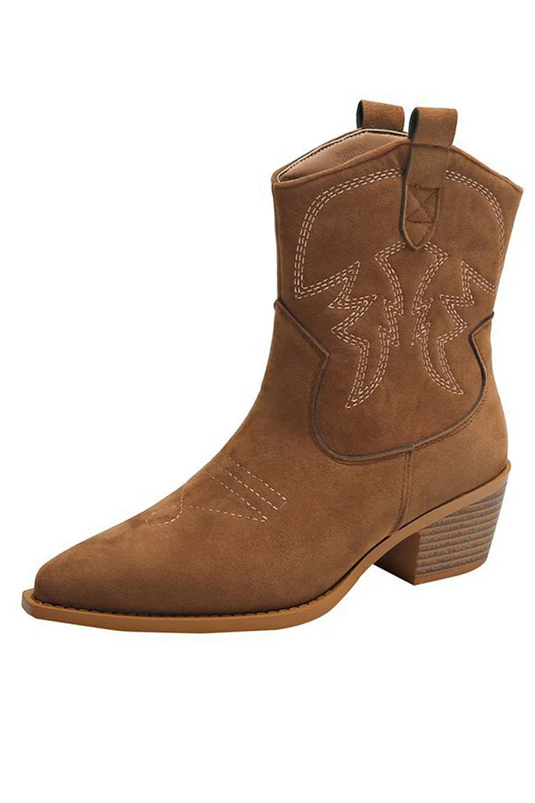 Kira | Chic Western Ankle Boots