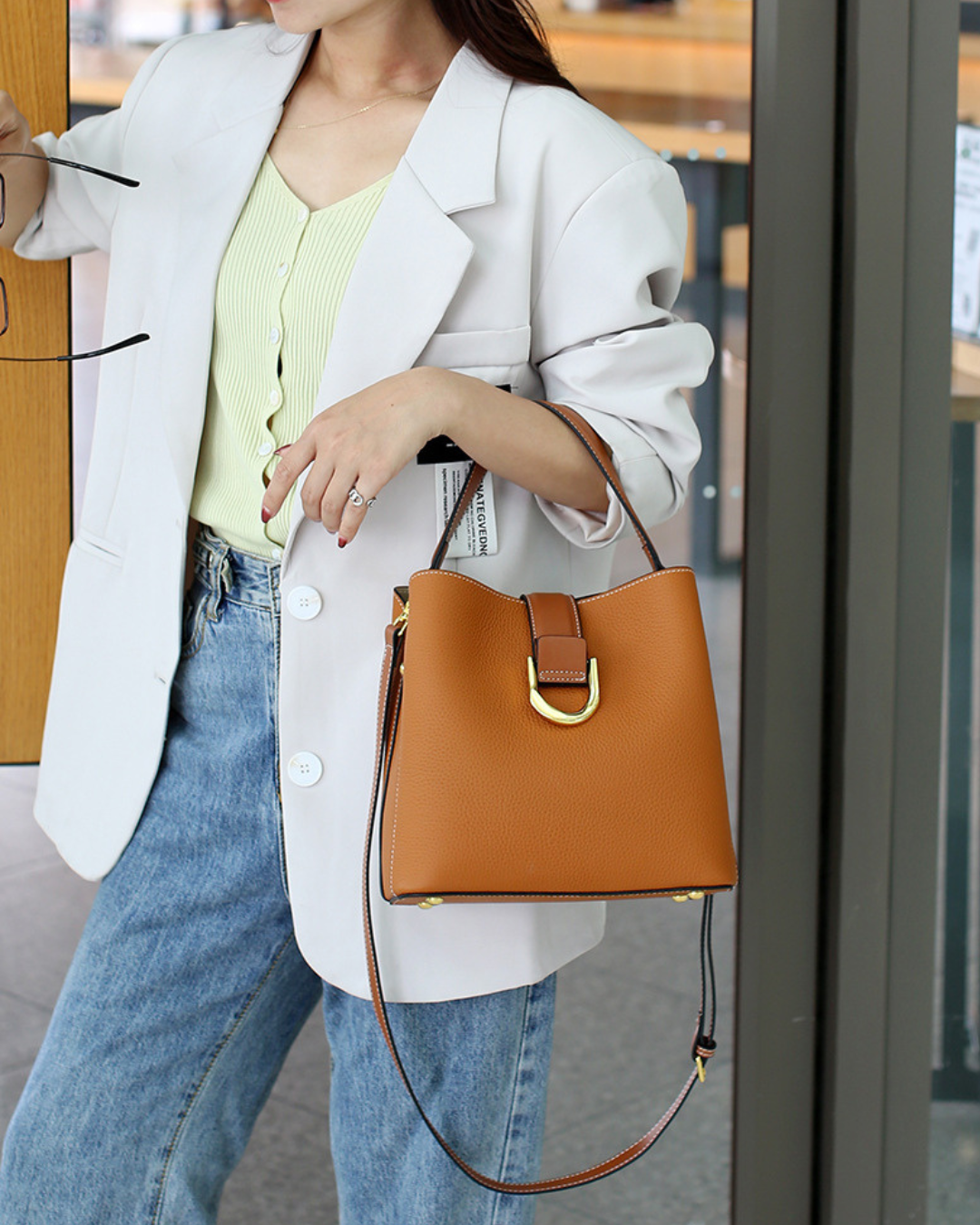 Valersia Korean Elysium leather bag | Elegant and functional for everyday style