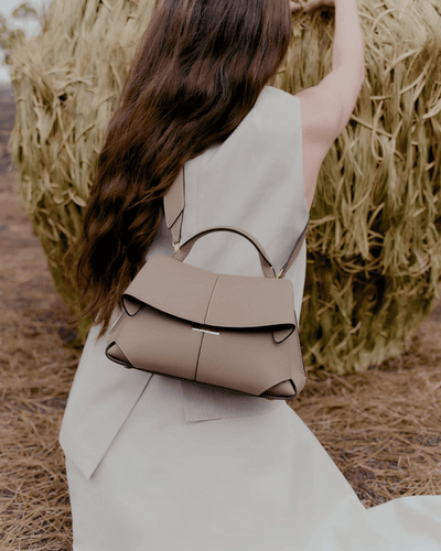 Valersia Handbag and Shoulder Bag with Flap Polène Mokki Belle | Elegant and Versatile