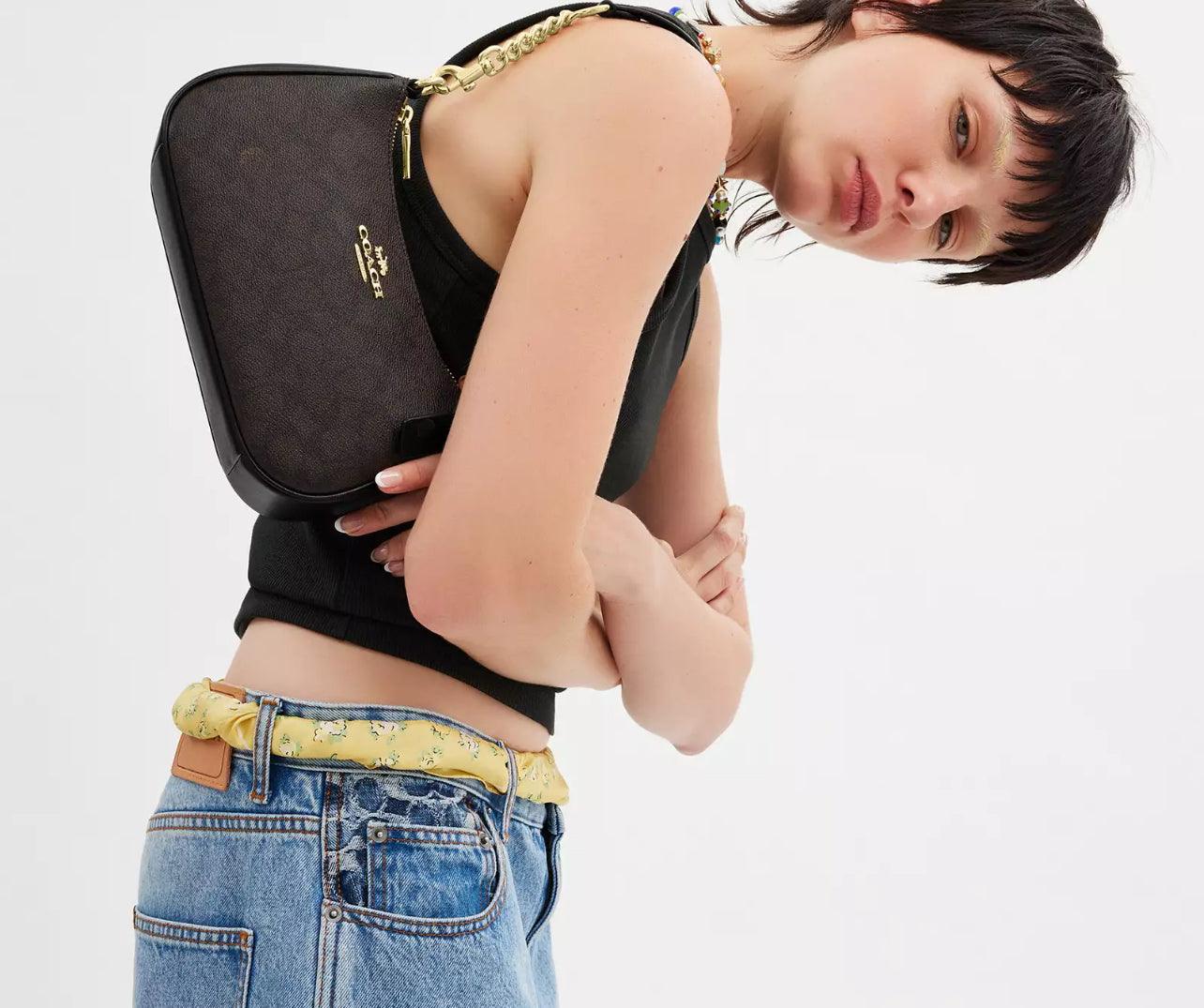 Valersia Coach Teri Genuine Leather Bag | Minimalist and Elegant Design