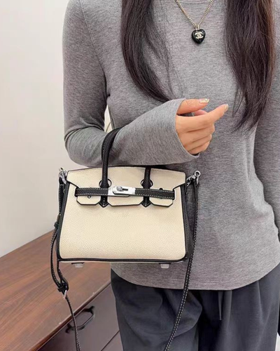 Aura Double leather bag | Modern and elegant design