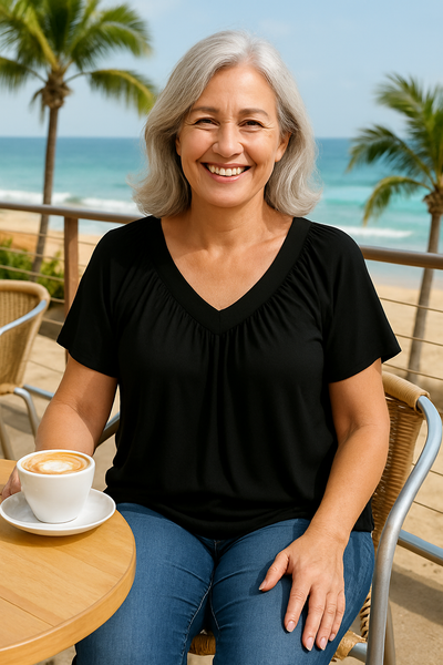 Maris | Luxe Comfort Top – Effortless Elegance for Daily Wear