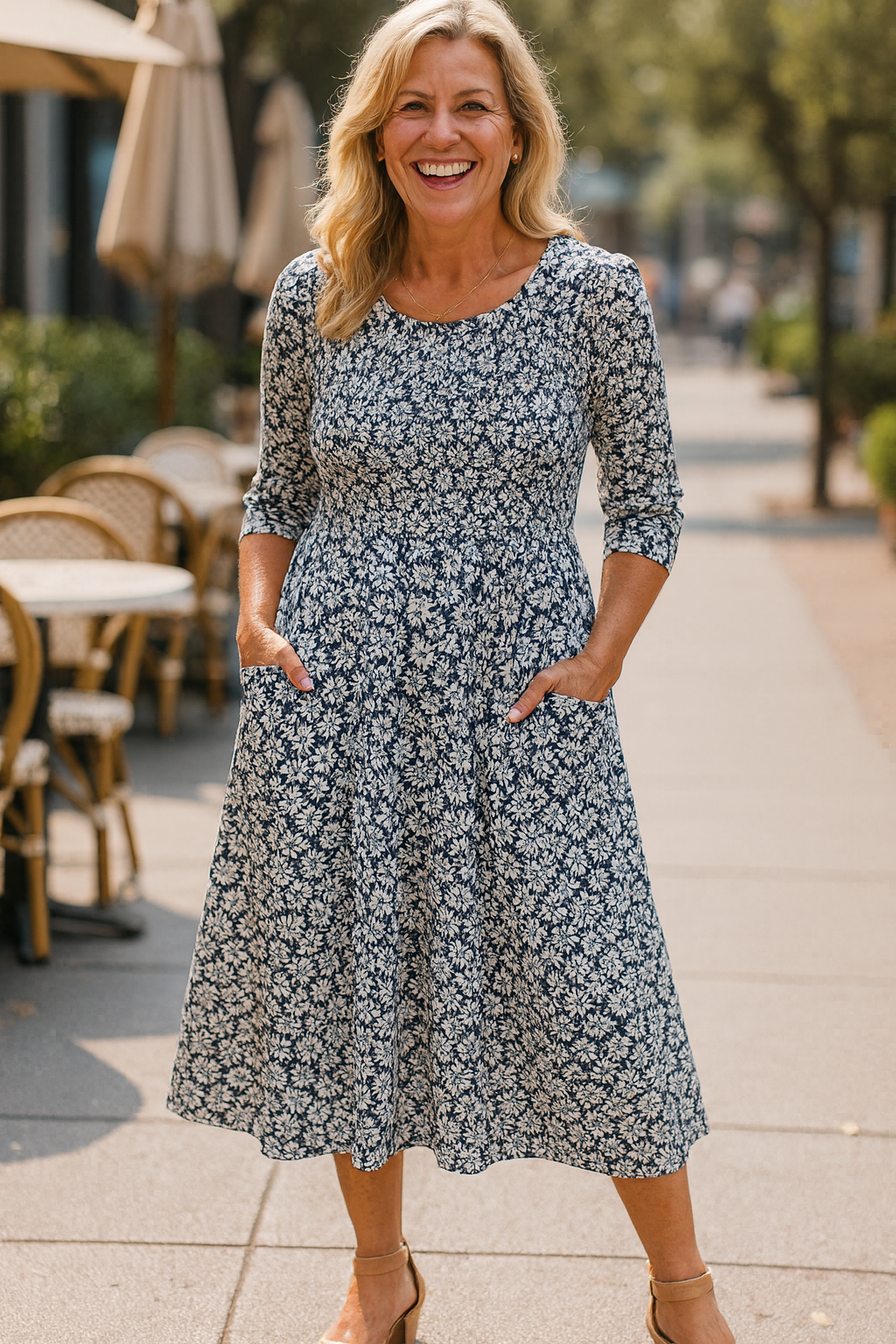 Meliora | Timeless Midi Dress – Effortless Elegance and Flattering Comfort for Everyday Wear