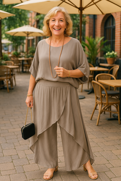 Avielle | Effortless Elegance Two-Piece Flow Set – Everyday Comfort Redefined
