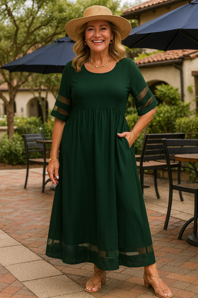 Alurea | Chic Maxi Dress – Classic Comfort, Effortless Elegance