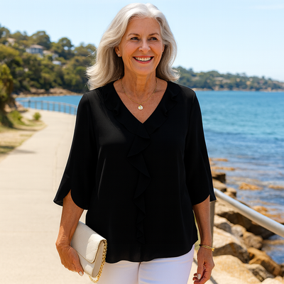 Florise | Effortless Elegance Blouse – Soft, Breathable, and Flattering