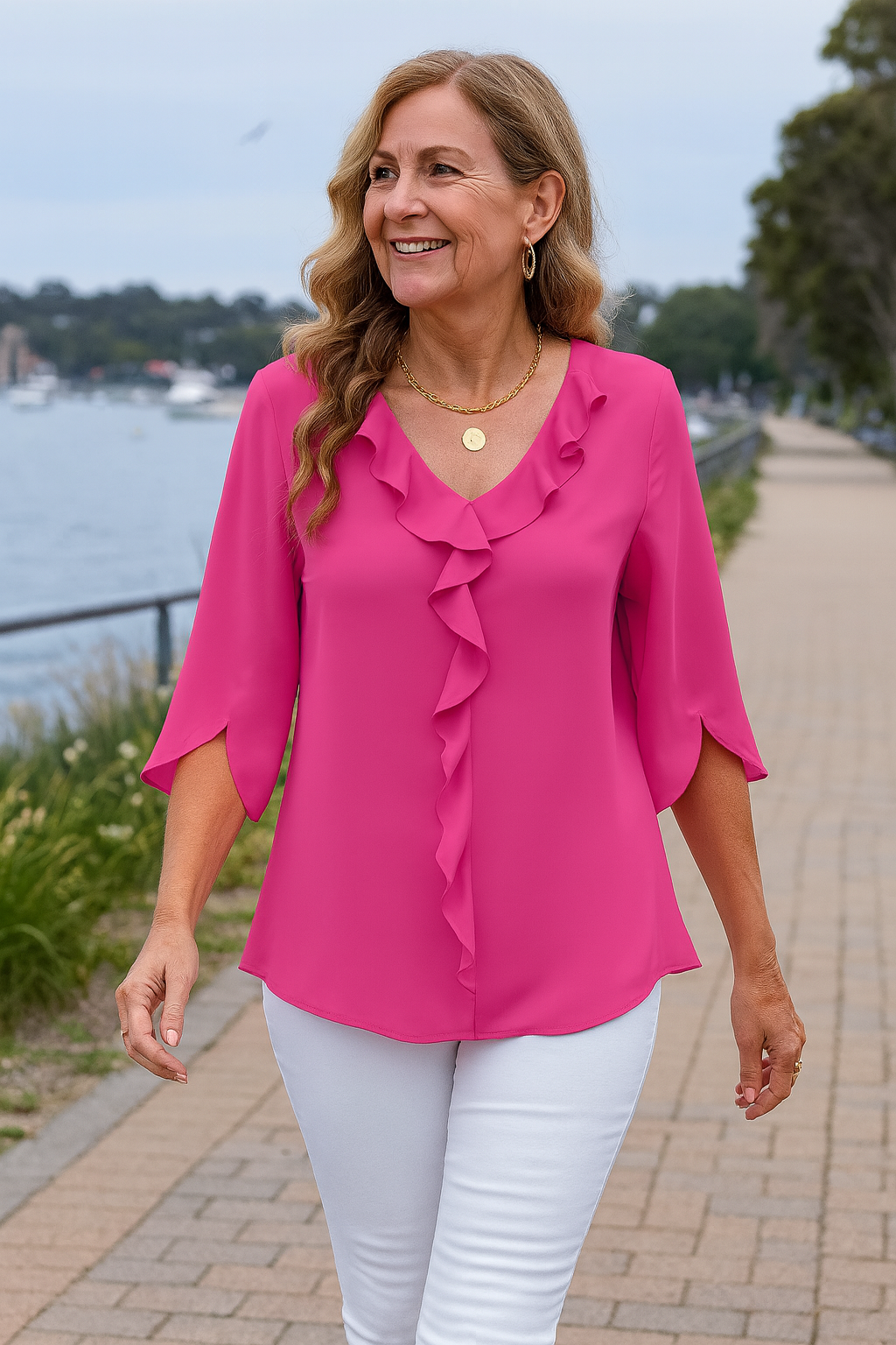 Florise | Effortless Elegance Blouse – Soft, Breathable, and Flattering