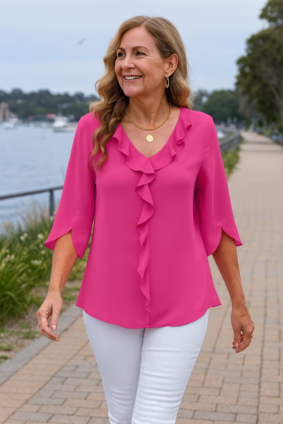 Florise | Effortless Elegance Blouse – Soft, Breathable, and Flattering