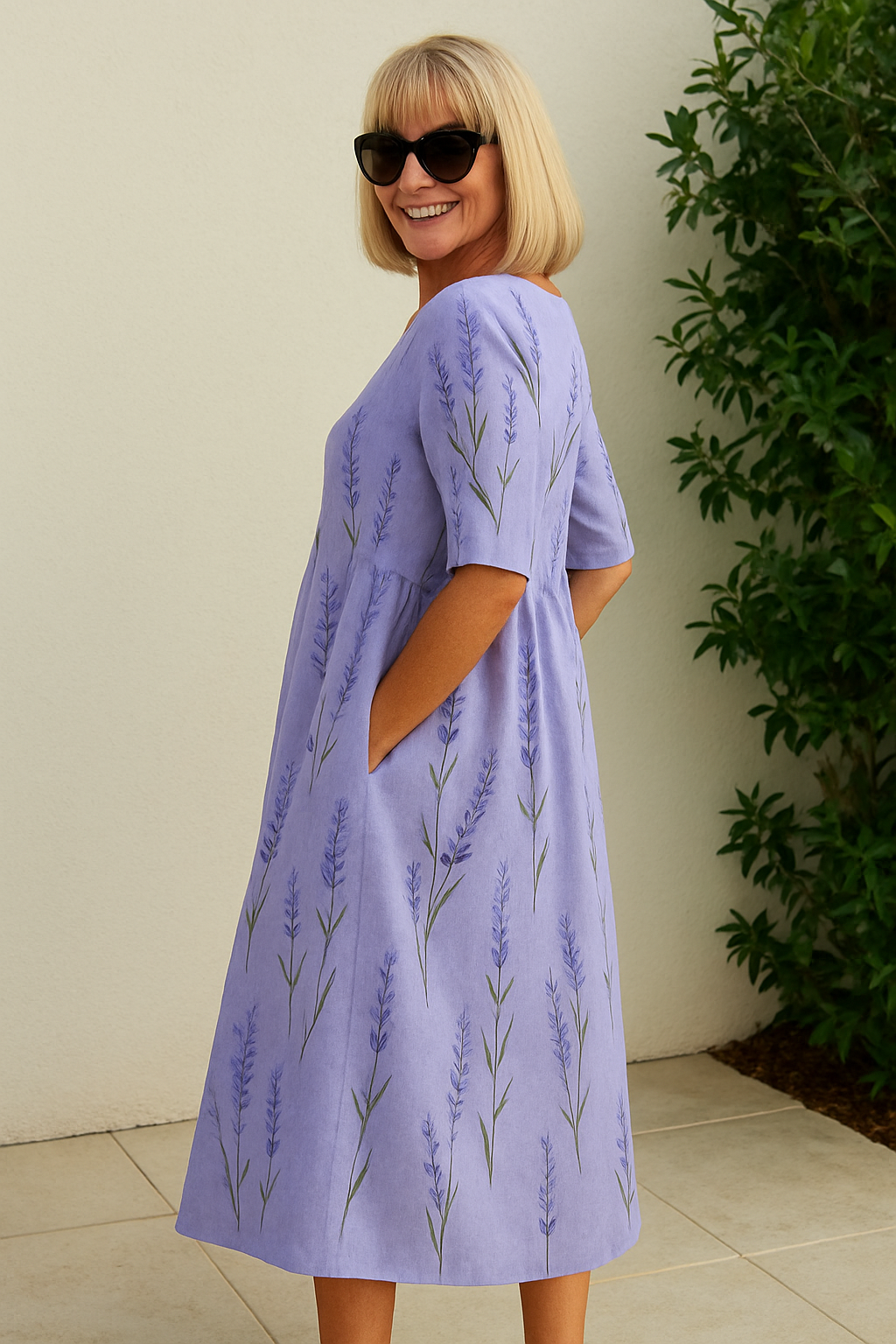 Eliza | Casual Midi Dress - Effortless Style, All-Day Comfort