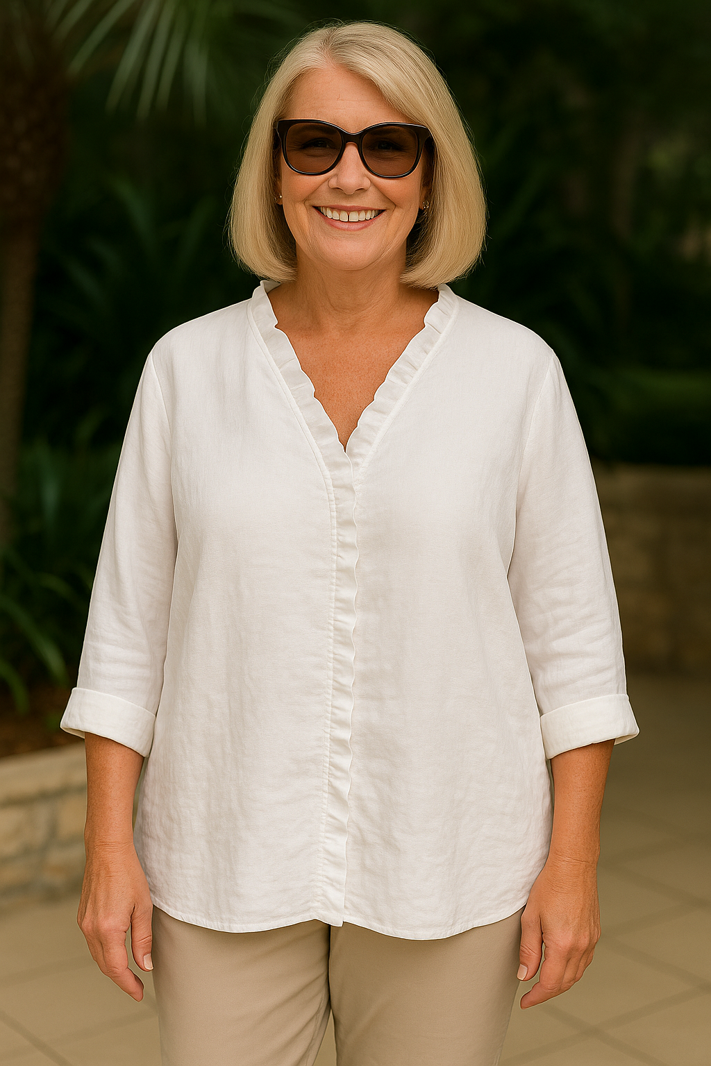 Maribel | Cozy Ruffle Blouse - Ultimate Comfort