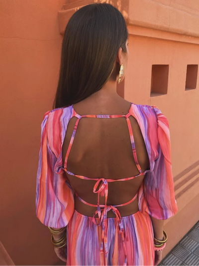 SOLA | Elegant Dress with Open Back