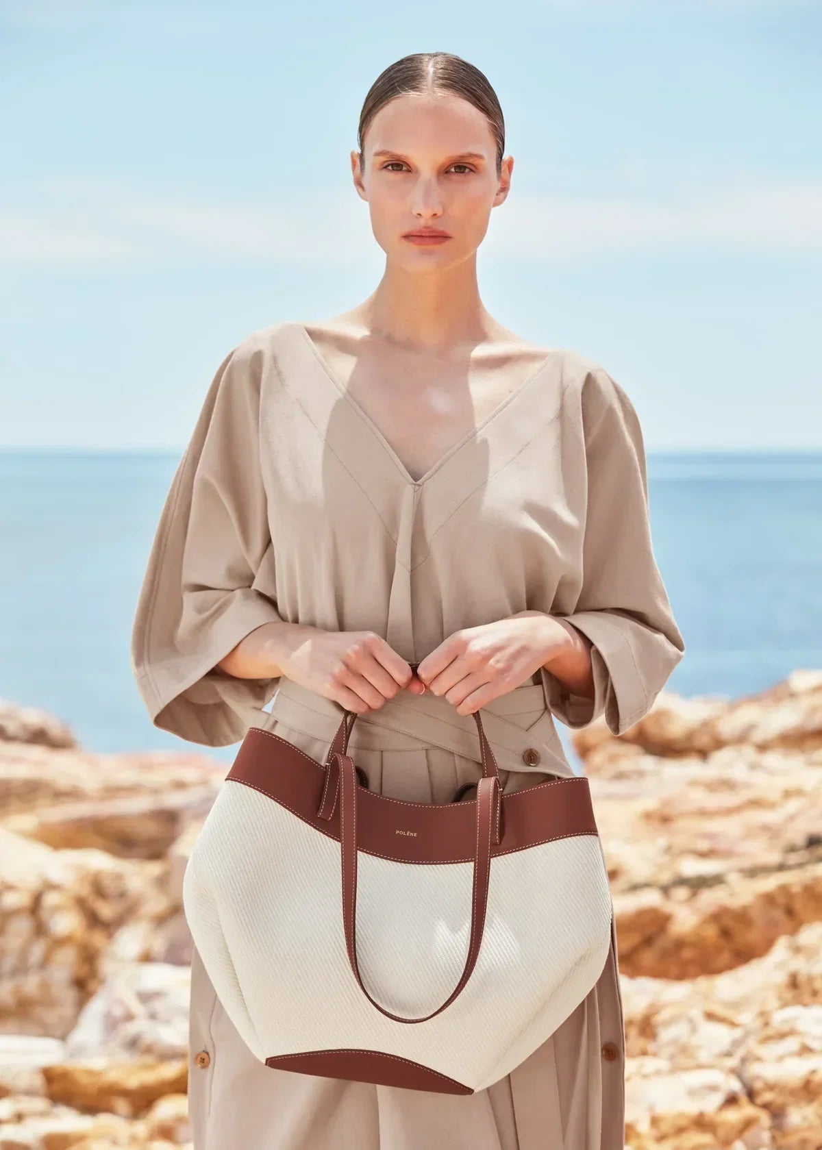 Valersia Polène bag in genuine leather | Elegant and spacious design