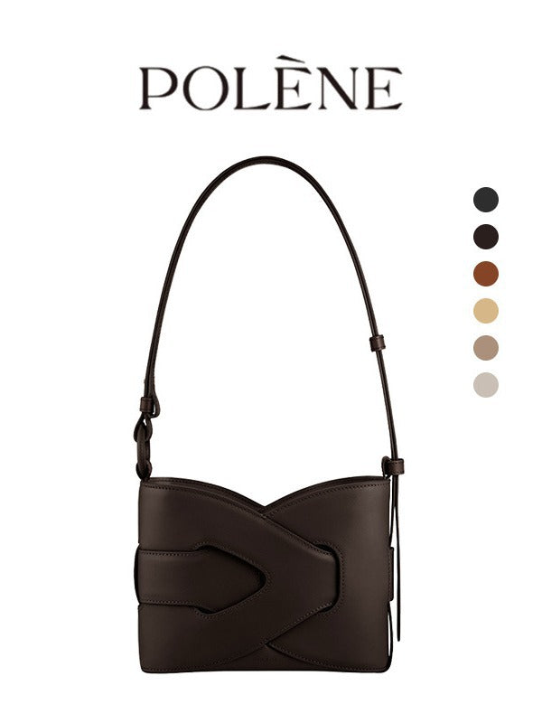 Polène Nodde Seau | Genuine Leather & Unique Elegance