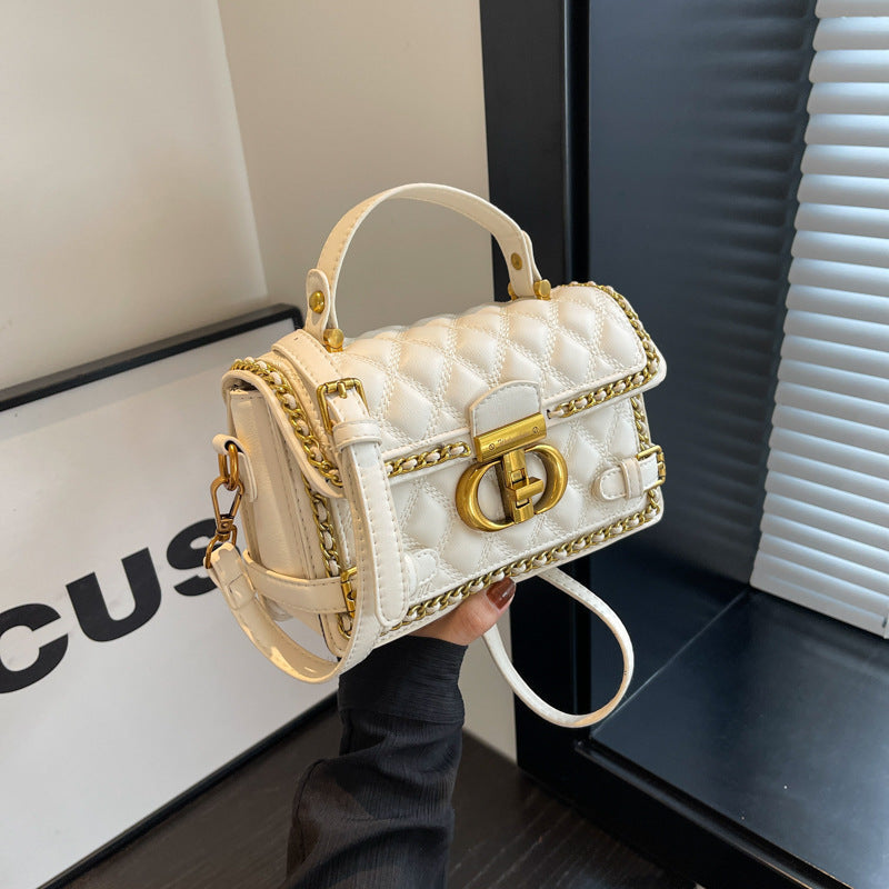 Valersia Diamond quilted handbag and shoulder bag with chain detail