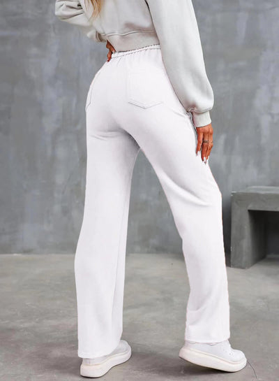 Marjorie | High-Waisted Stretch Trousers – No-Pill Fabric for Timeless Confidence