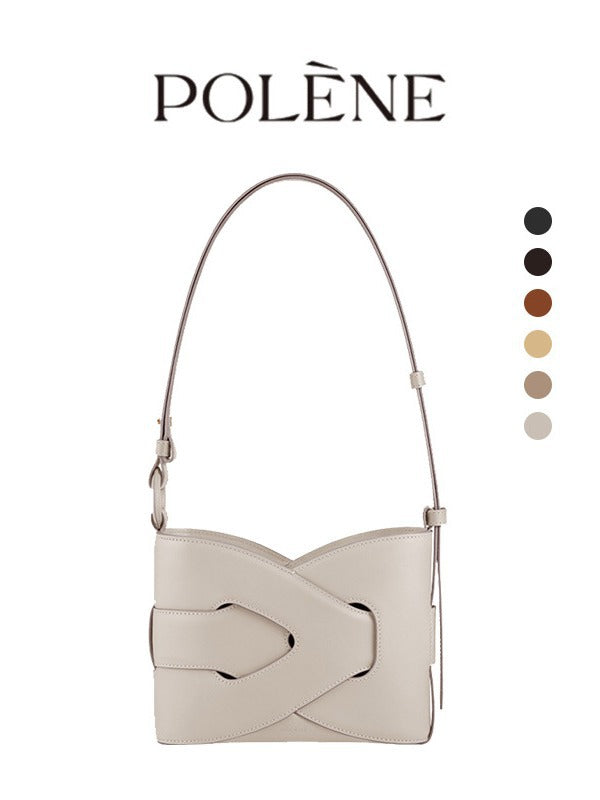 Polène Nodde Seau | Genuine Leather & Unique Elegance