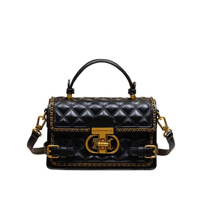 Valersia Diamond quilted handbag and shoulder bag with chain detail