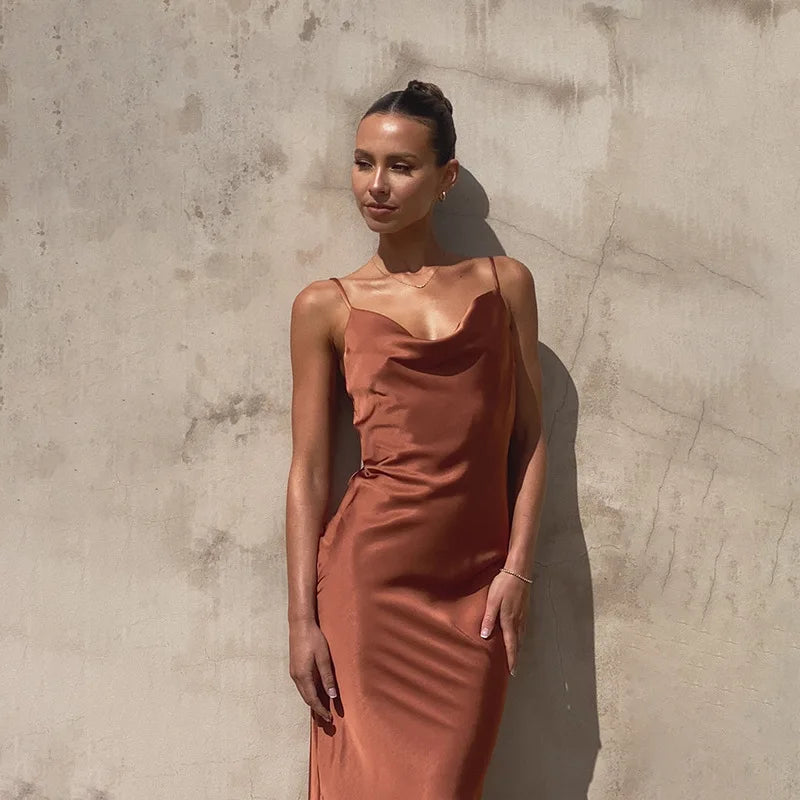 Sorrel | Radiant Satin Gown