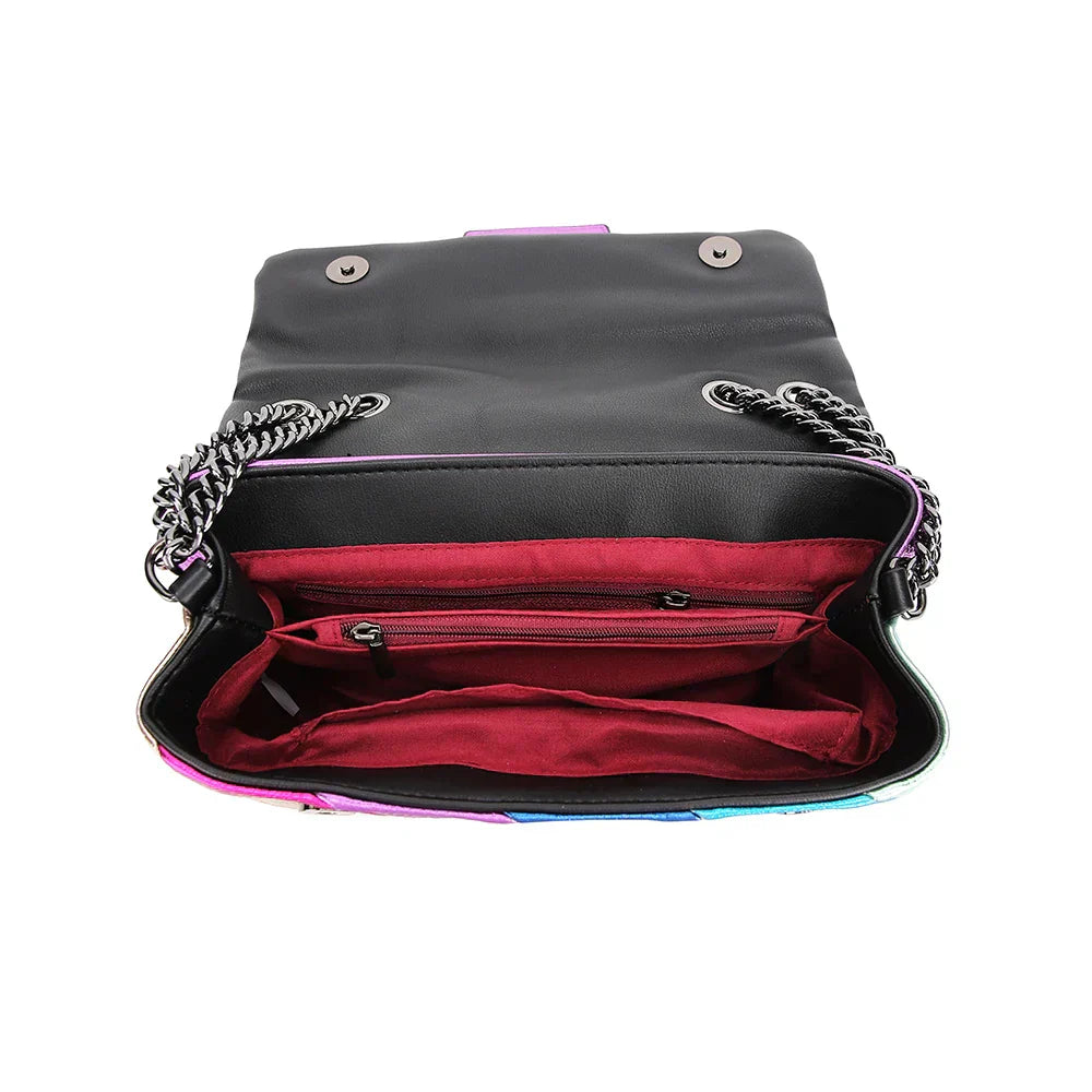 Valersia Rainbow Style Chain Bag | Lively, modern and fashionable pattern