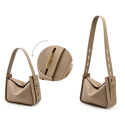 Valersia Lychee Carré Shoulder Bag | Modern and Functional Design