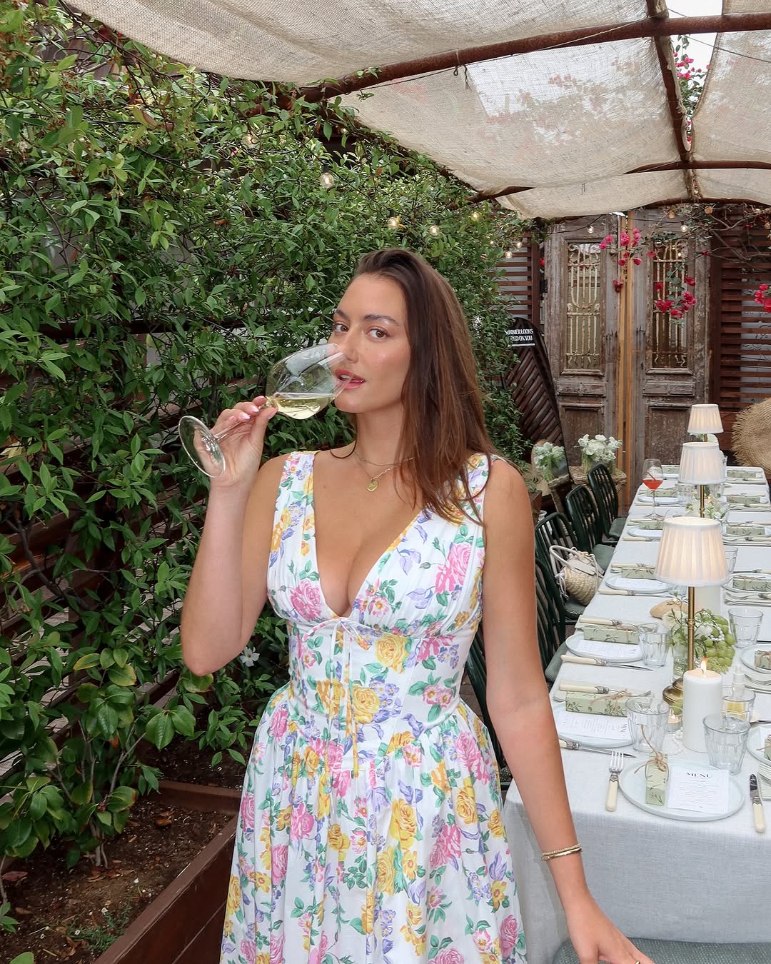 Winry | Fresh Floral Midi