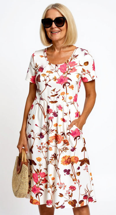 Amara | Elegant Floral Dress