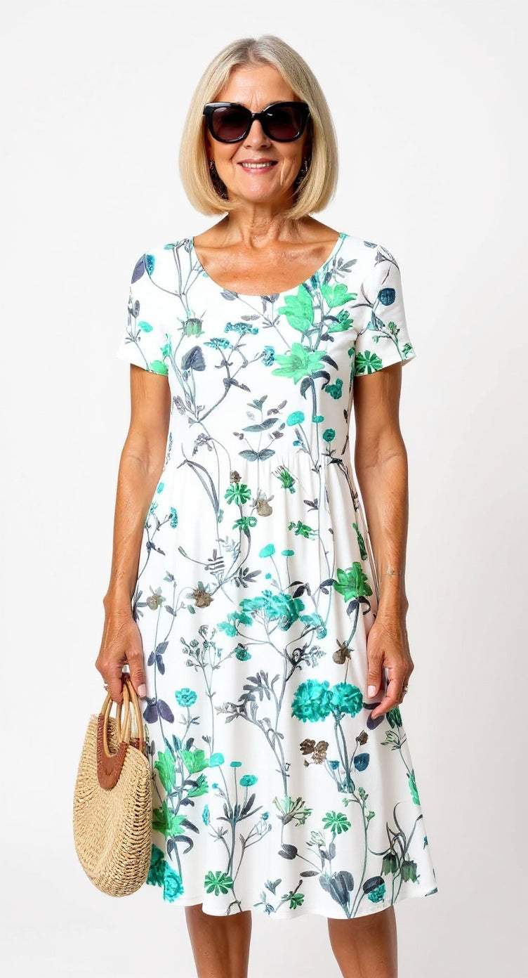 Amara | Elegant Floral Dress