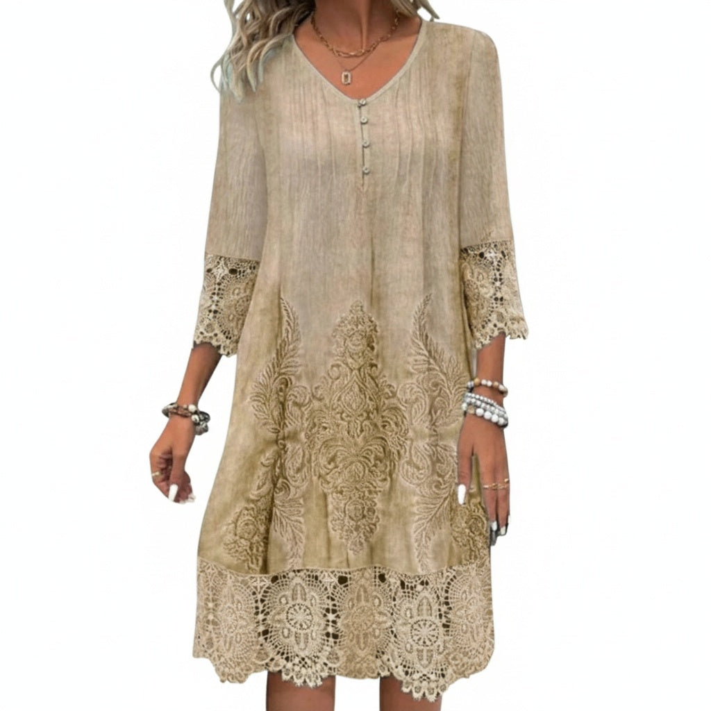 Desi | Flattering Lace Dress