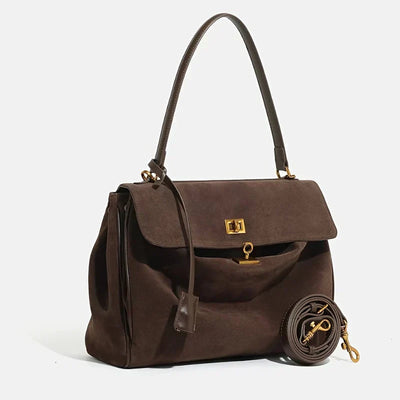 Valersia  Luxury Leather Suede Bag