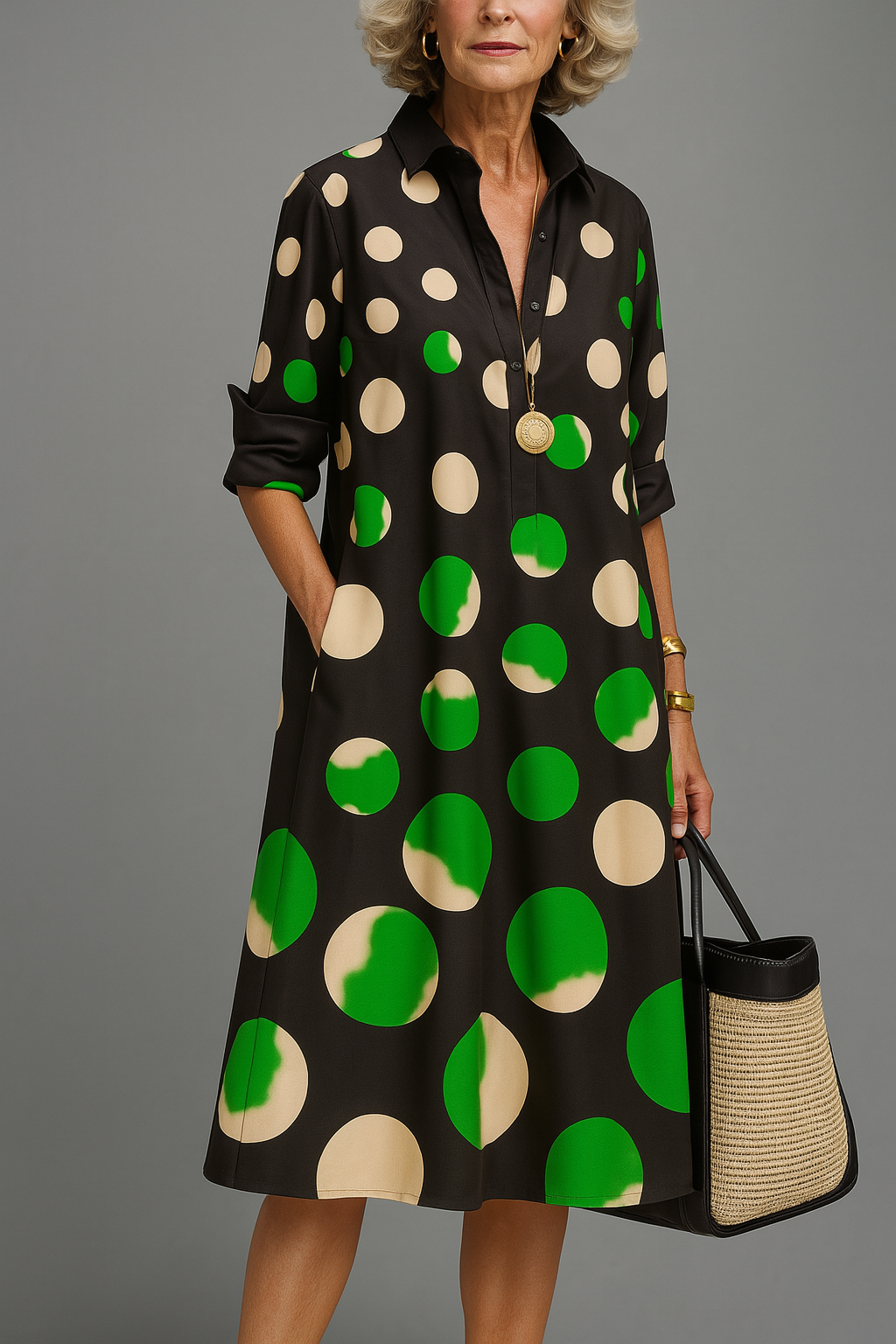 Danielle – Elegant Luxe Midi Dress for Effortless Style