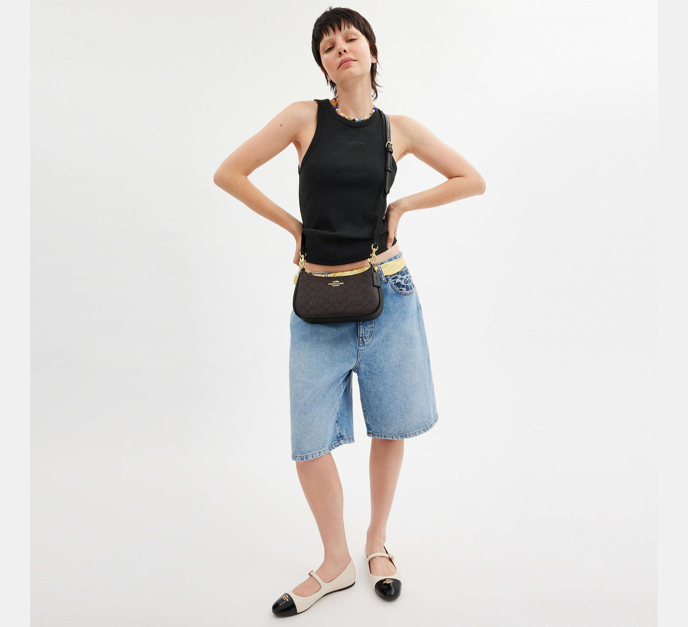 Valersia Coach Teri Genuine Leather Bag | Minimalist and Elegant Design