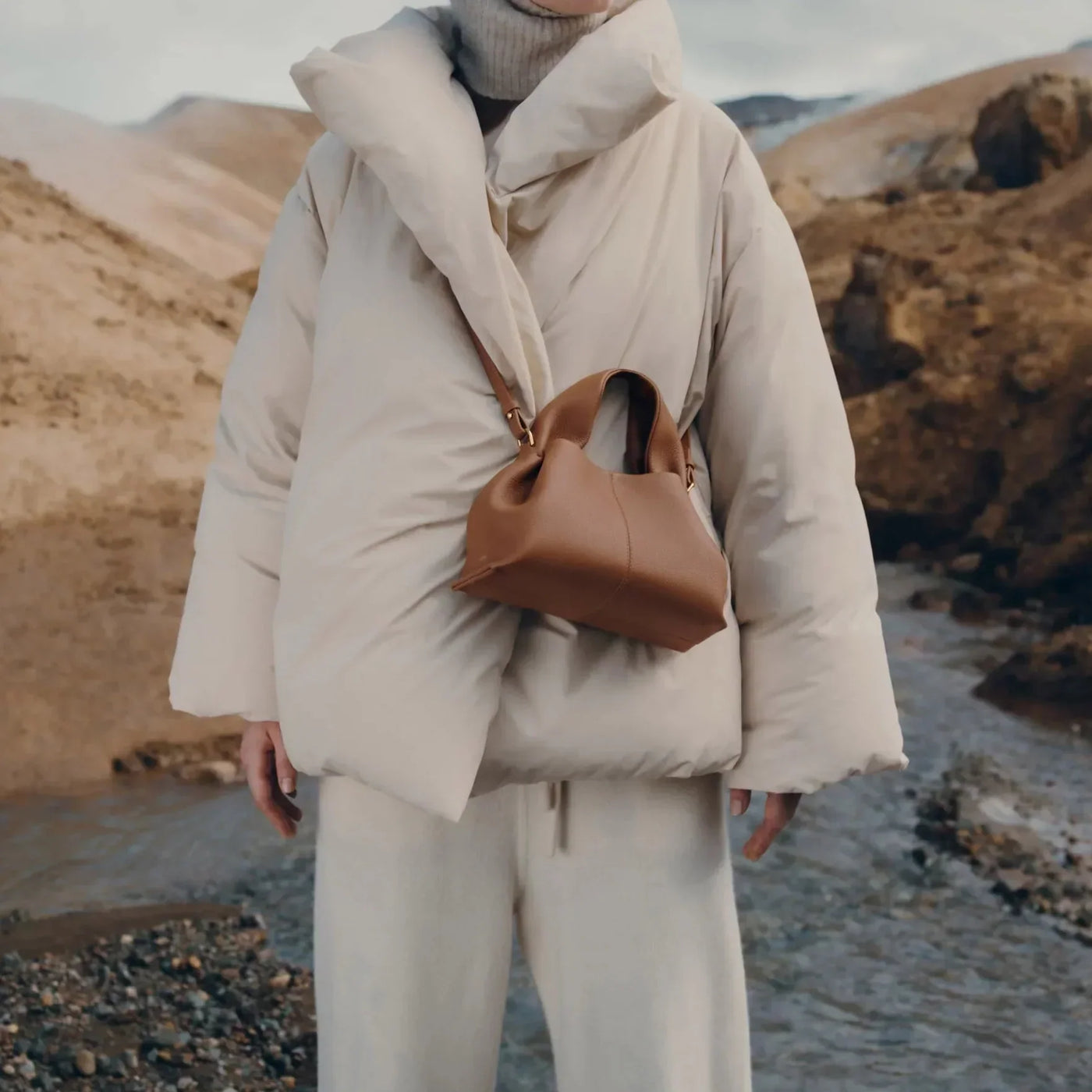 Valersia Polène Numéro Mini Leather Bag | Elegant and Compact Design