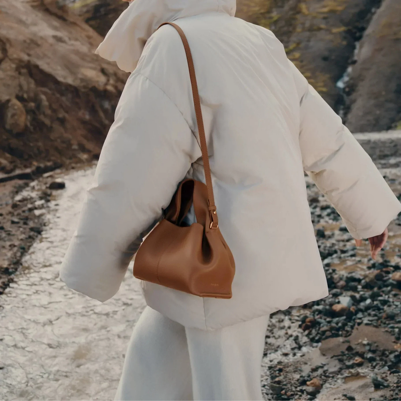 Valersia Polène Numéro Mini Leather Bag | Elegant and Compact Design