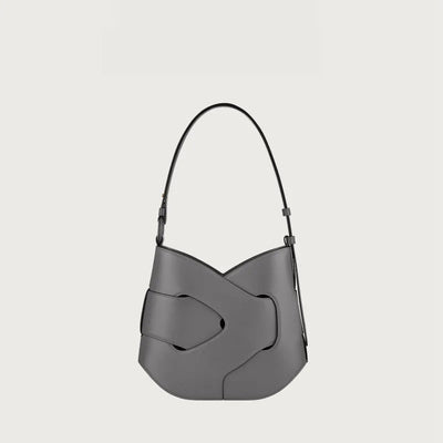 Valersia Polène Nodde Hobo Genuine Leather Bag | Elegant Design with Refined Details