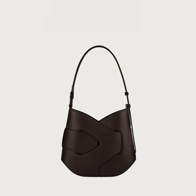 Valersia Polène Nodde Hobo Genuine Leather Bag | Elegant Design with Refined Details