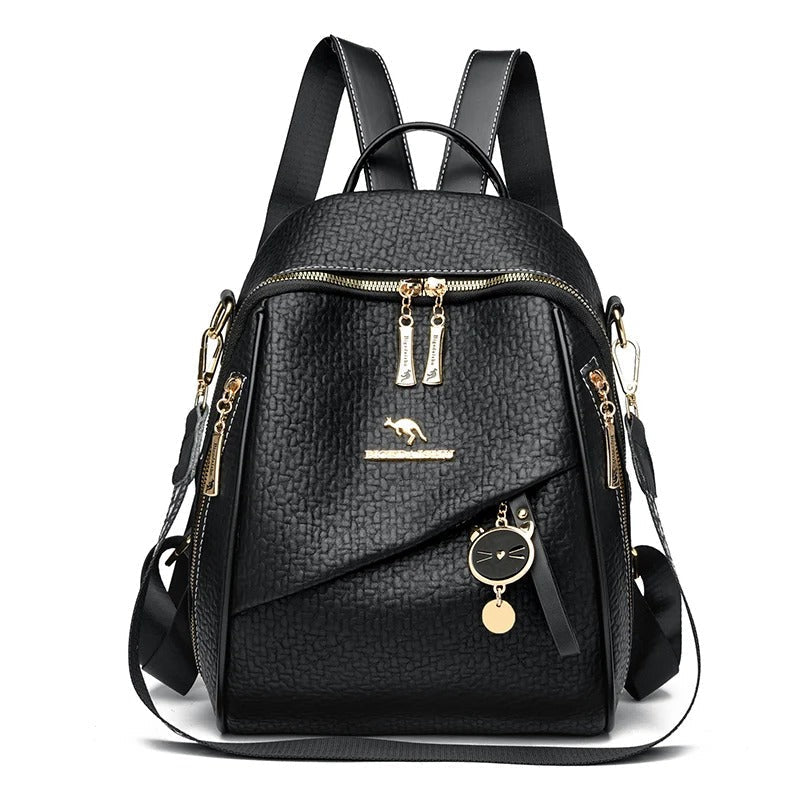 Valersia Modern genuine leather backpack | Stylish and functional