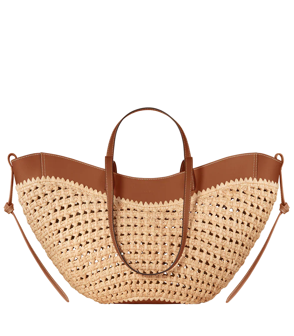 Valersia Polène bag in genuine woven leather | Elegant design and spacious