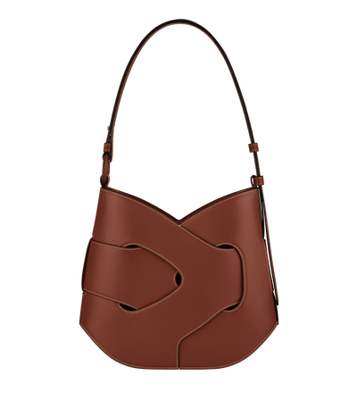 Valersia Polène Nodde Hobo Genuine Leather Bag | Elegant Design with Refined Details
